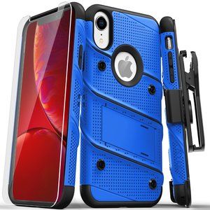 Bolt Series for iPhone XR Case with Screen Protector Kickstand Holster Lanyard